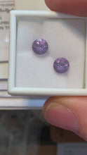 Load and play video in Gallery viewer, Amethyst 2.50 cts (pair)
